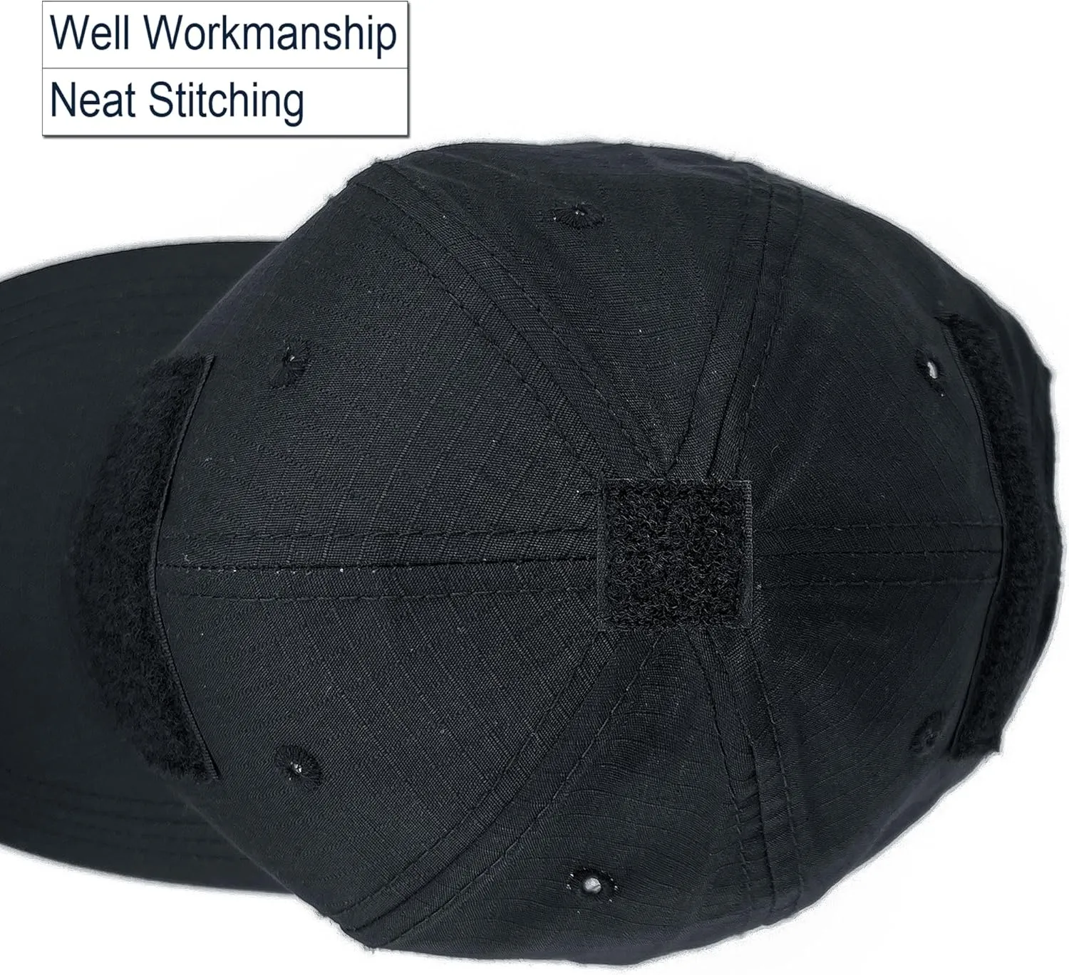 Loneshark Tactical Military Mens Camo Baseball Hat with American Flag Skull Patch Patriotic Operator Camouflage Cap for Women