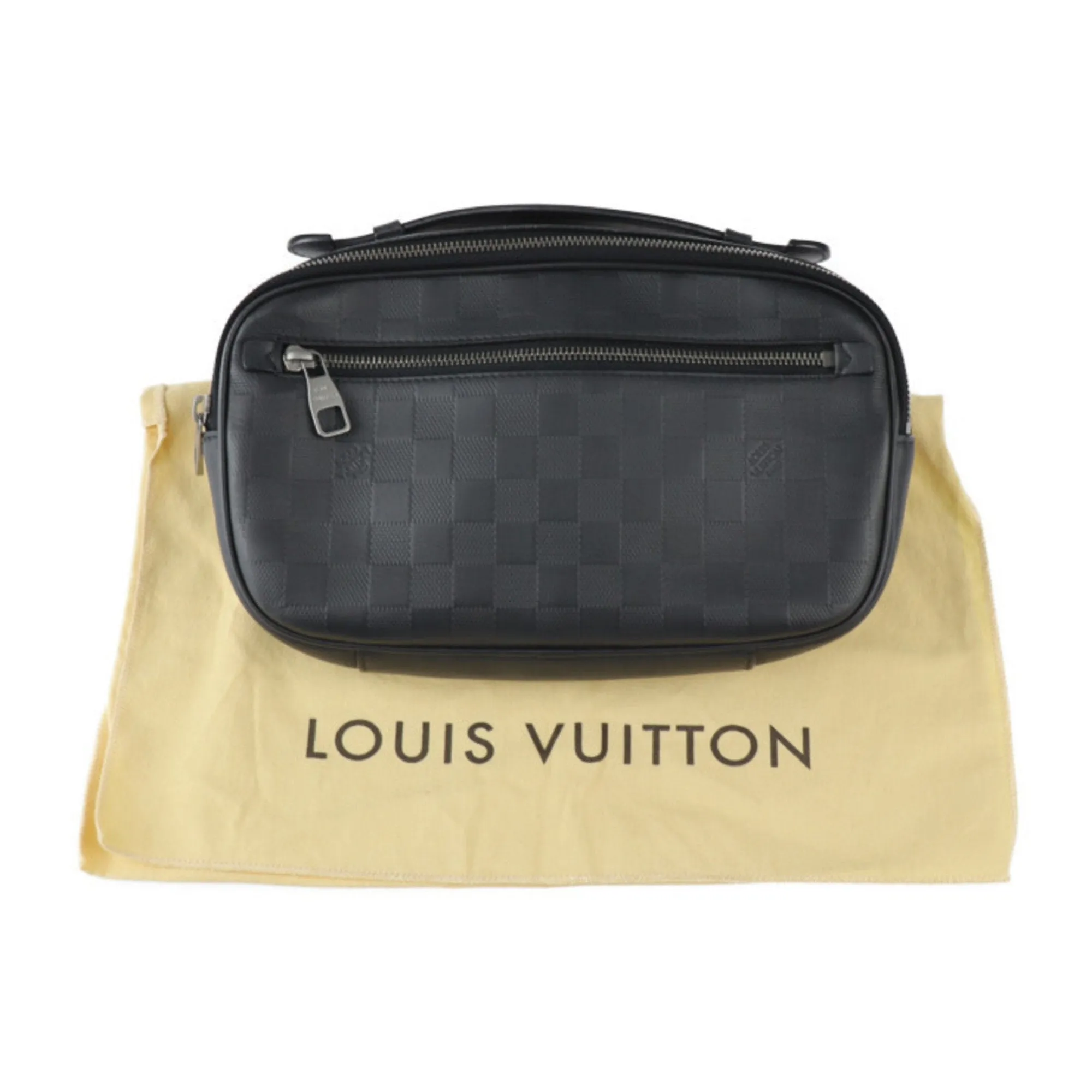 Louis Vuitton Ambler  Canvas Clutch Bag