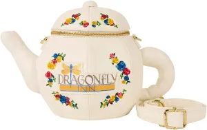 Loungefly WB Gilmore Girls Dragonfly Inn Figural Teapot Crossbody Bag