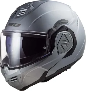 LS2 Helmets Advant Modular Helmet (Special Matte Silver - Large)