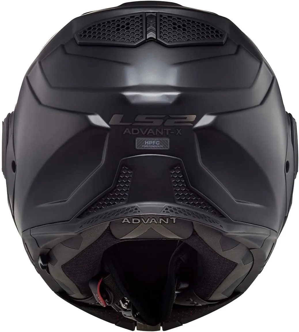 LS2 Helmets Advant X Modular Helmet (Matte Black - X-Large)