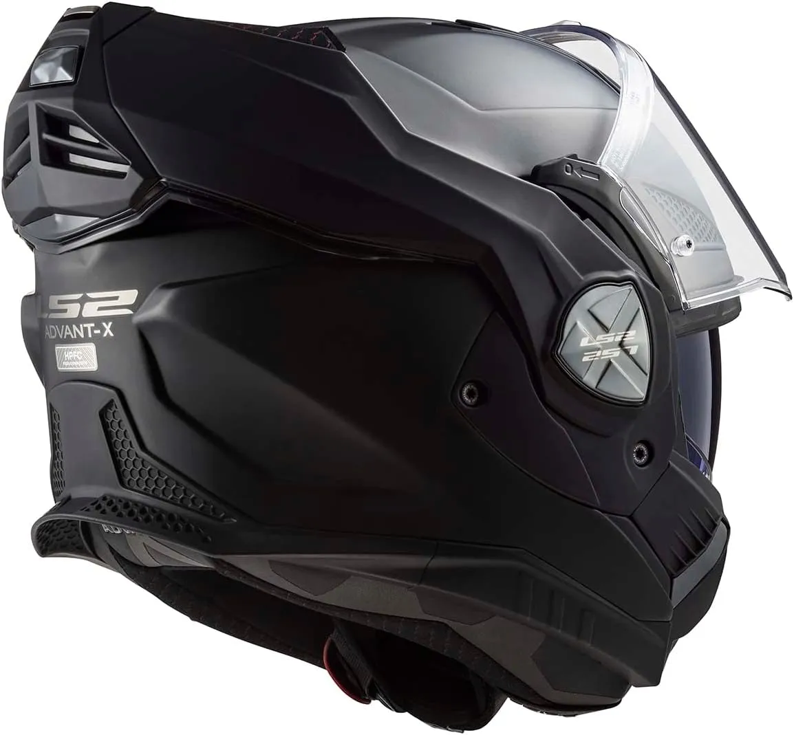 LS2 Helmets Advant X Modular Helmet (Matte Black - X-Large)