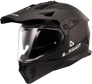 LS2 Helmets Blaze II Adventure Motorcycle Helmet W/SunShield (Matte Black - X-Large)