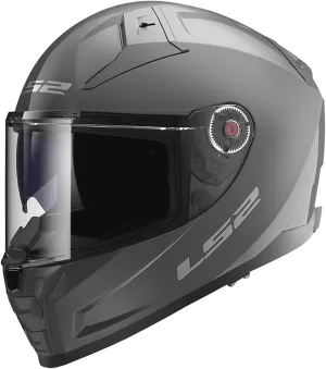 LS2 Helmets Full Face Citation II Helmet (Gloss Battleship Gray - Medium)