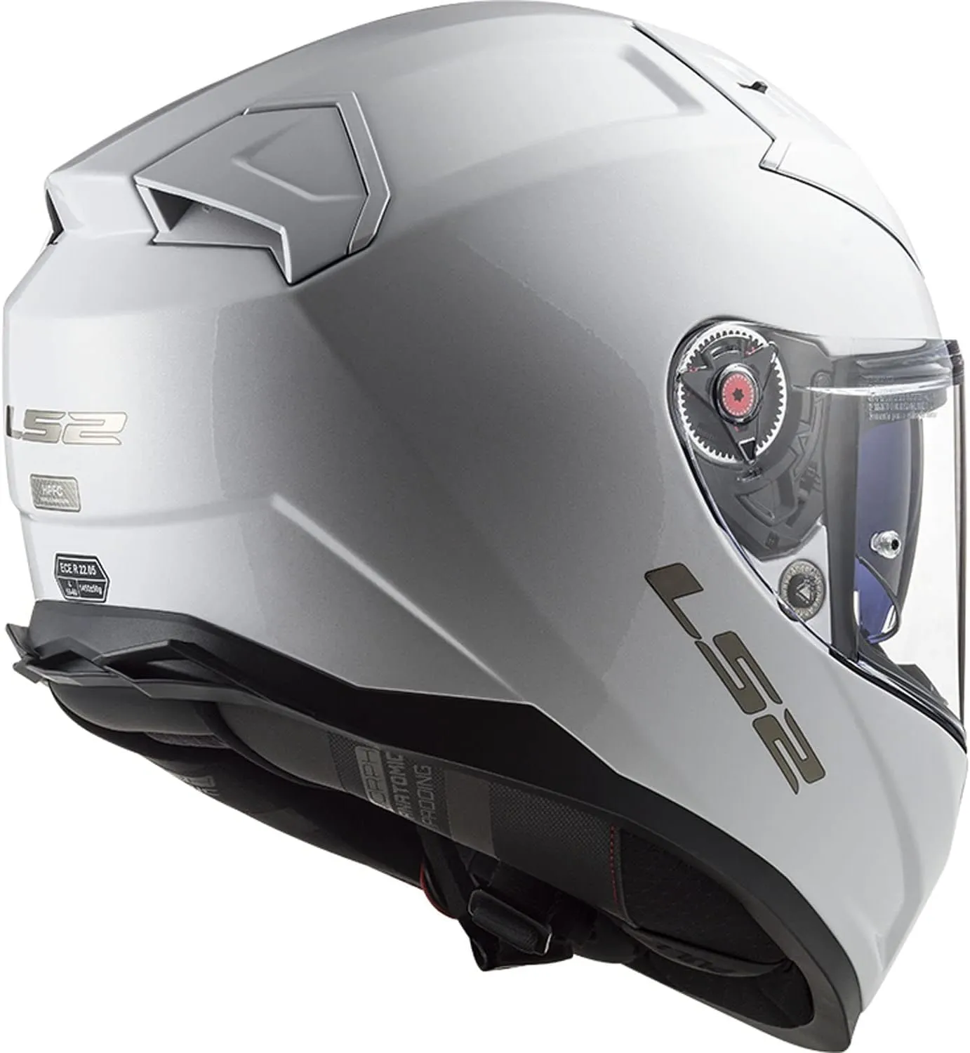 LS2 Helmets Full Face Citation II Helmet (Gloss White - Large)