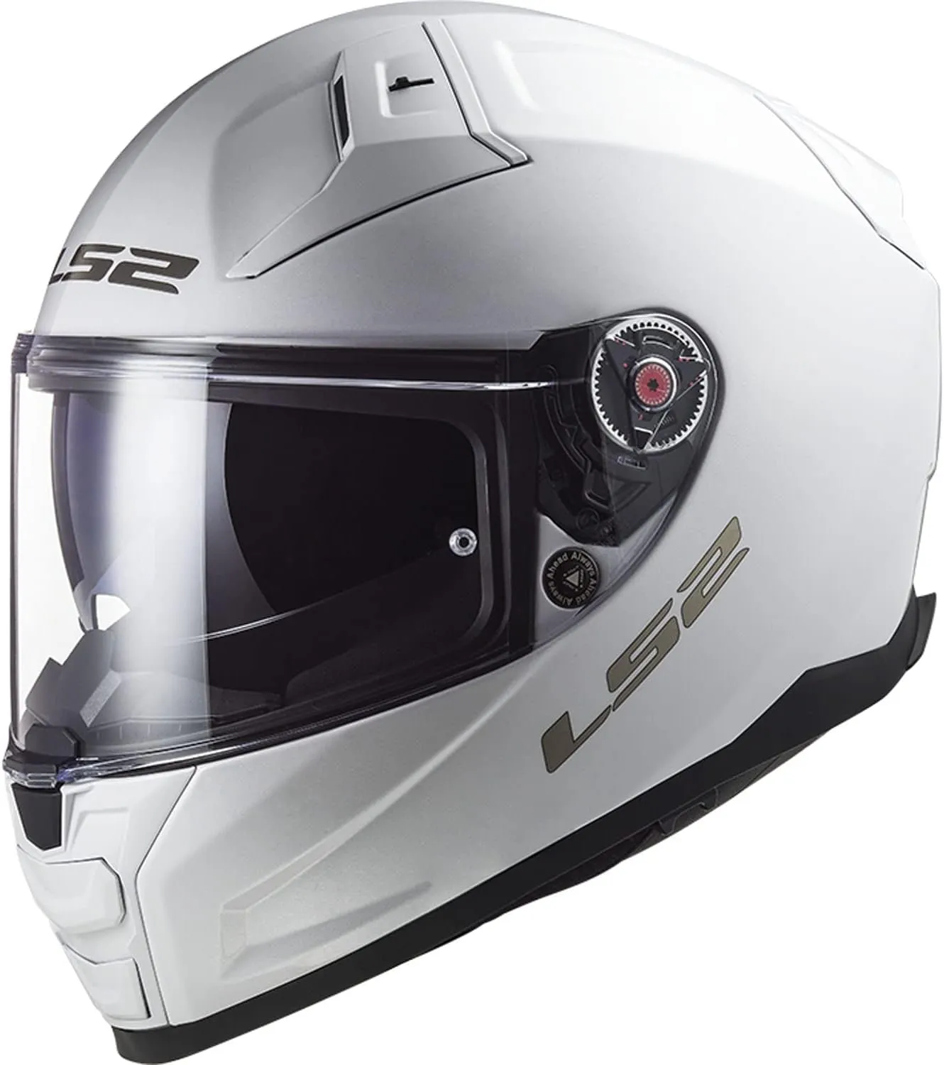 LS2 Helmets Full Face Citation II Helmet (Gloss White - Large)
