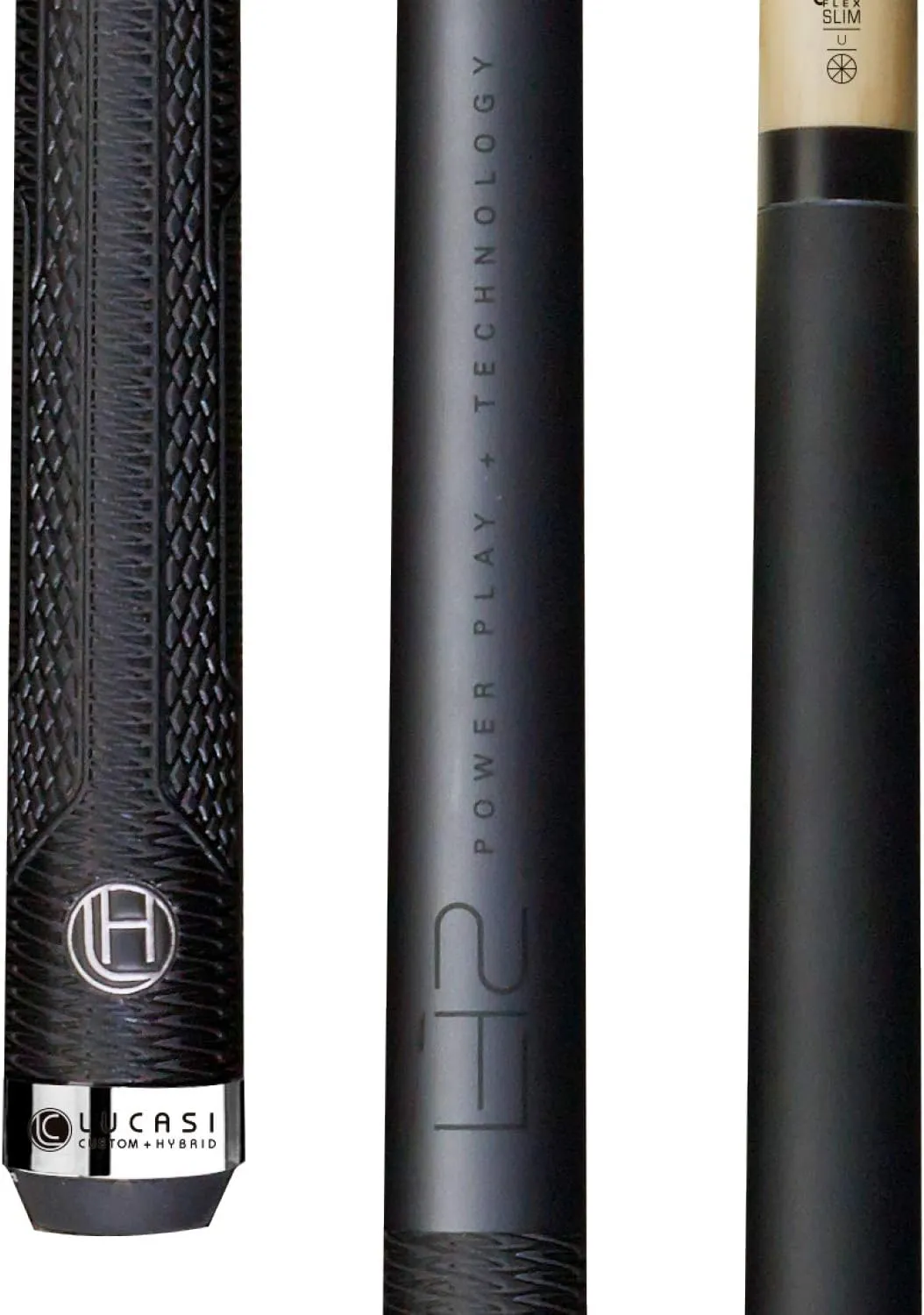 LUCASI LHC17 Black Pool Cue Stick Uni-Loc Kamui Pro Soft Tip G5 Foam Grip