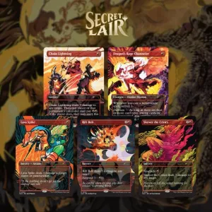Magic the Gathering Secret Lair Everything is On Fire (Raised Foil)