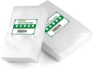 MakMeFre100 Count Vacuum Sealer Bags 50 Each Size Quart 8" x 12" and Gallon 11" x 16"for Food,BPA Free,Heavy Duty,Sous Vide Vaccume Safe,Universal Design Pre-Cut Vacuum Seal Bags