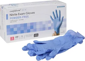 McKesson Confiderm 3.5C Nitrile Exam Gloves - Powder-Free, Latex-Free, Ambidextrous, Non-Sterile