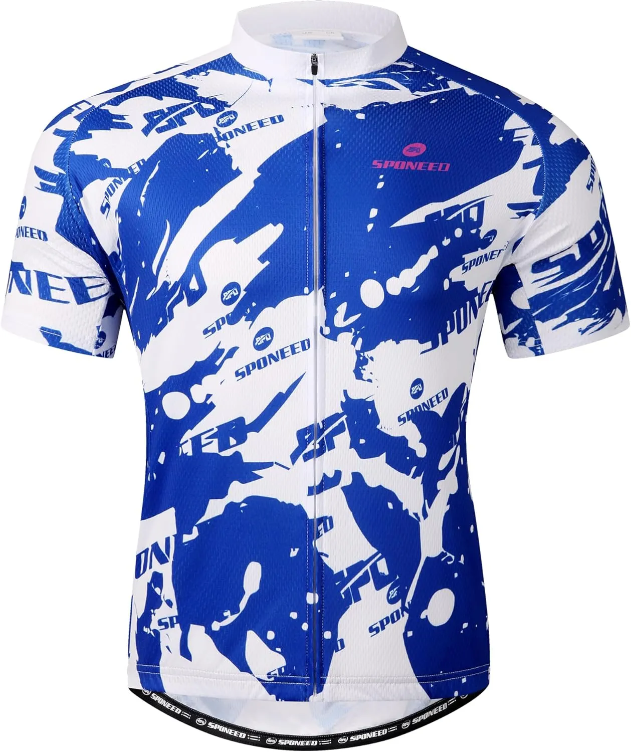 Men Bike Jersey Short Sleeve Road Cycling Shirts Biking Tops Moisture Wicking