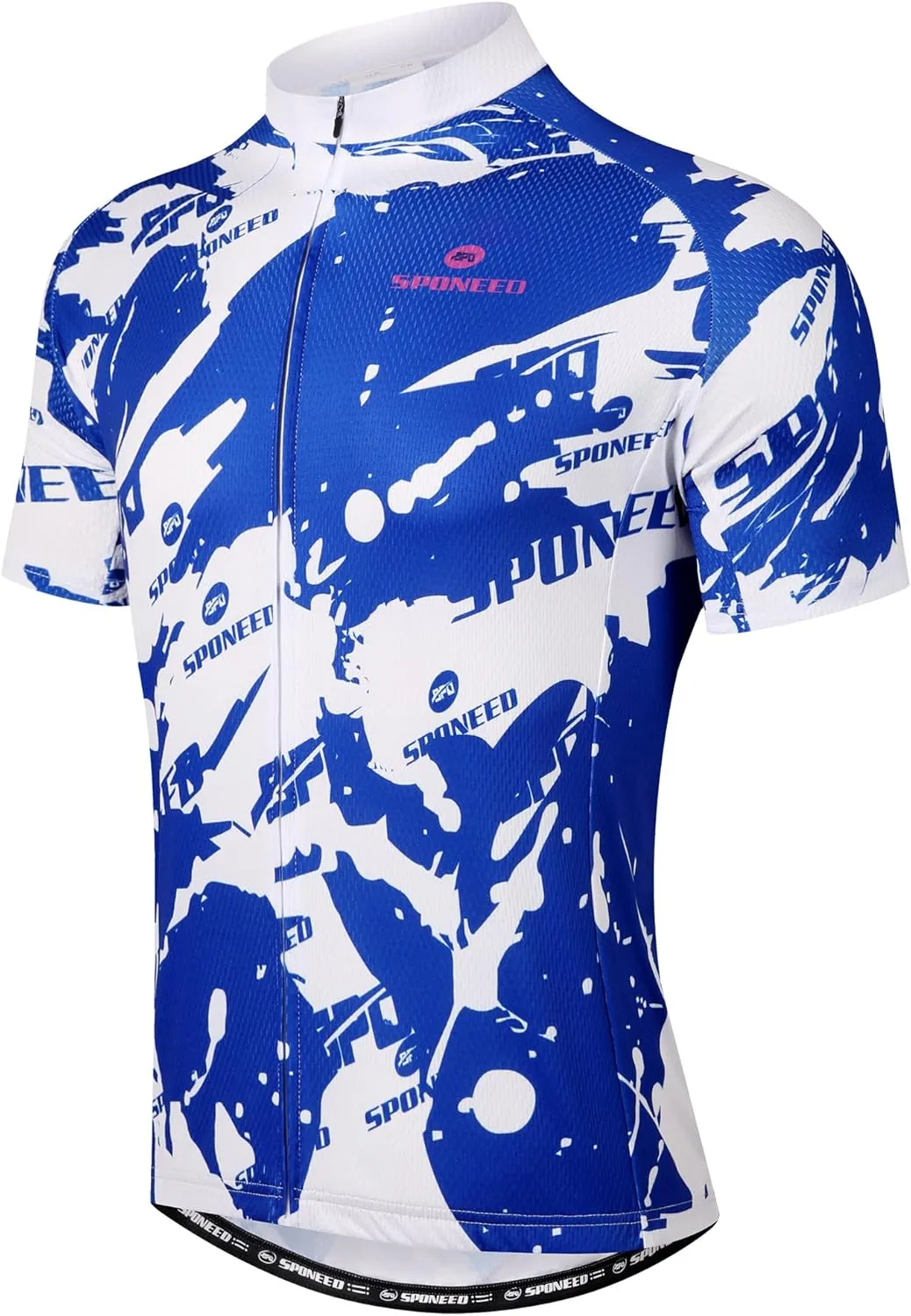 Men Bike Jersey Short Sleeve Road Cycling Shirts Biking Tops Moisture Wicking