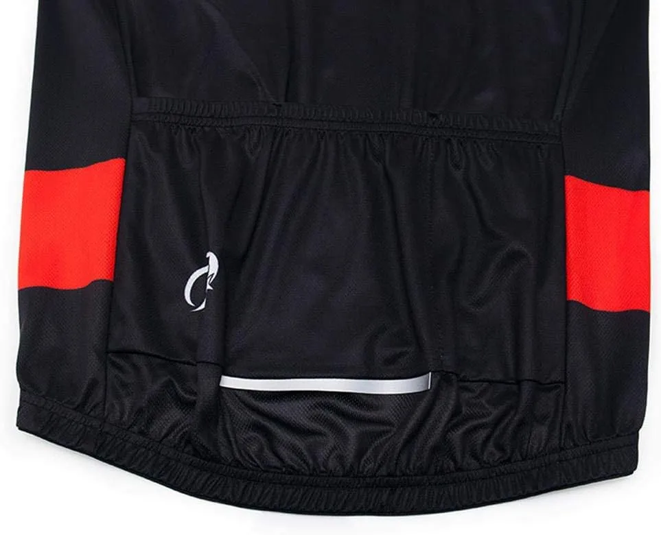 Men Cycling Jersey Set Long Sleeve Pro Cycling Clothes Riding Quick Dry Jacket   Cycling Bib with 9D Pad - Bike Clothing Kit