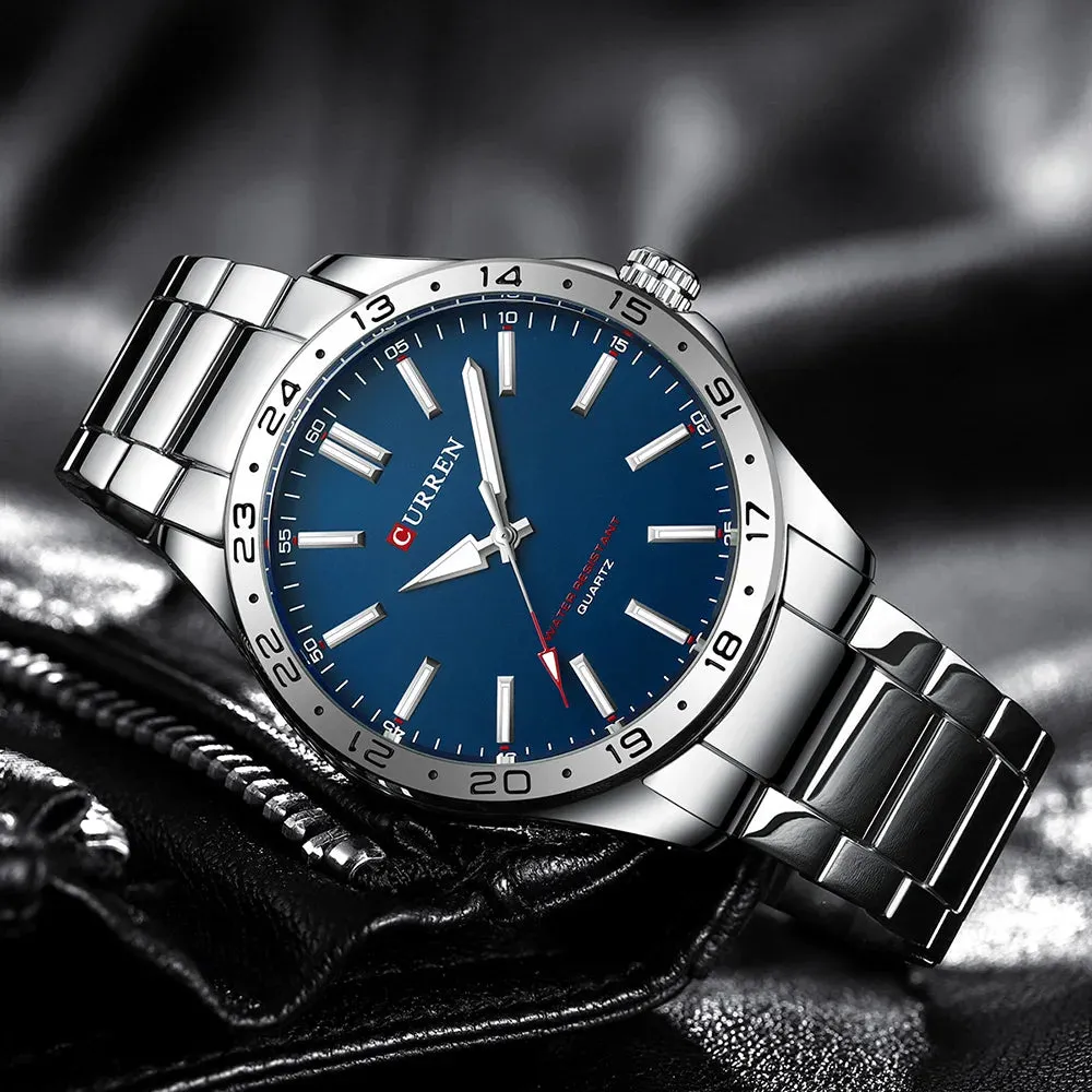 Men Ultra Thin Watches - Simple Men Business Stainless Steel watch