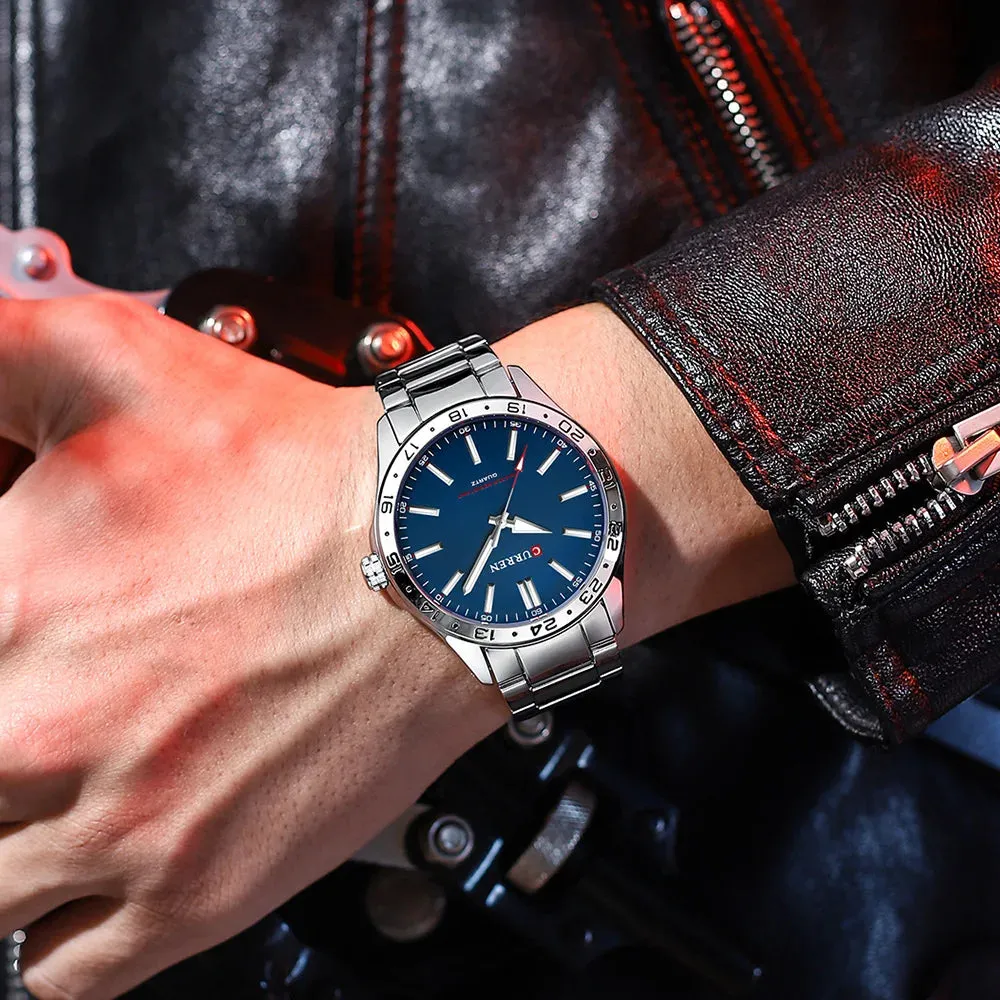Men Ultra Thin Watches - Simple Men Business Stainless Steel watch