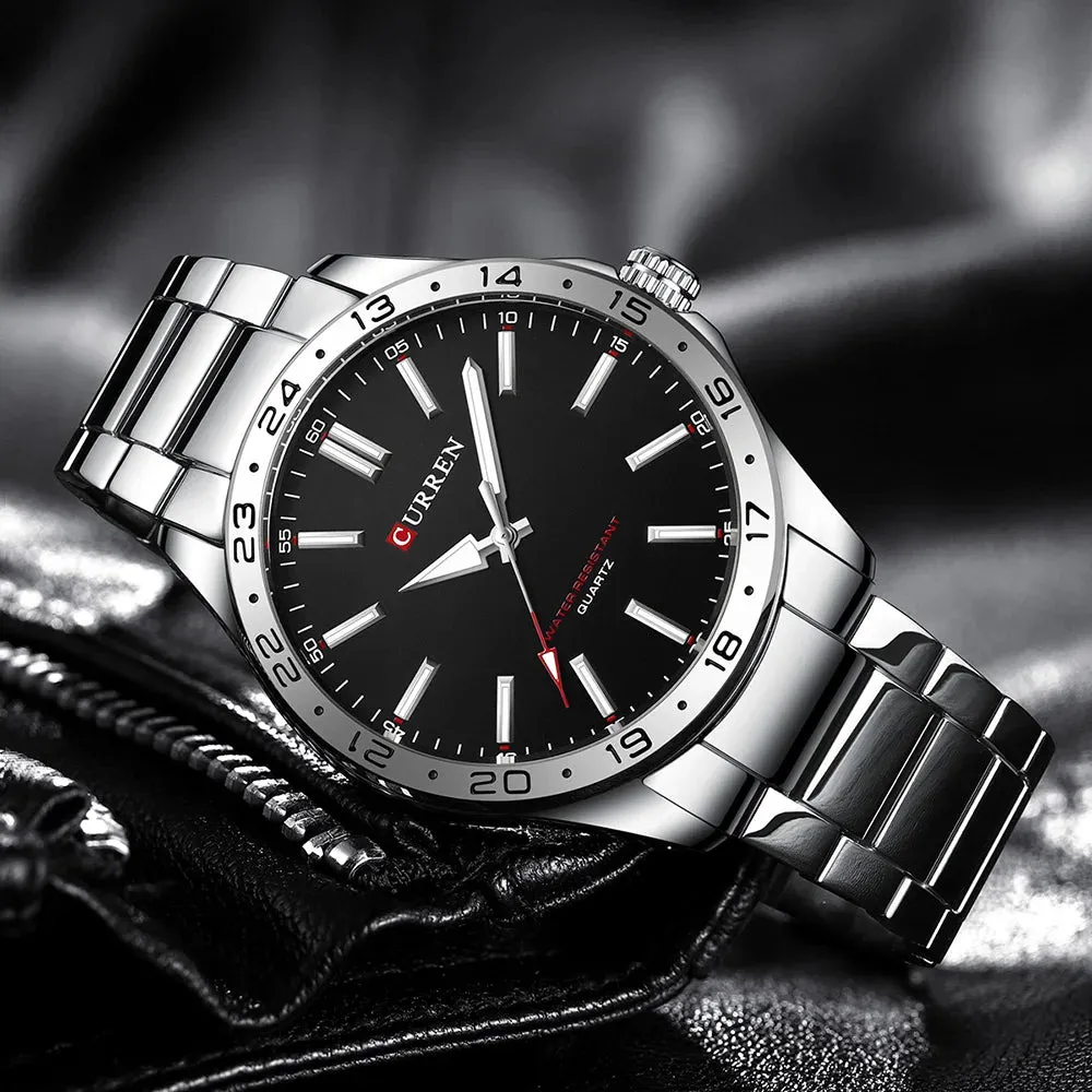 Men Ultra Thin Watches - Simple Men Business Stainless Steel watch