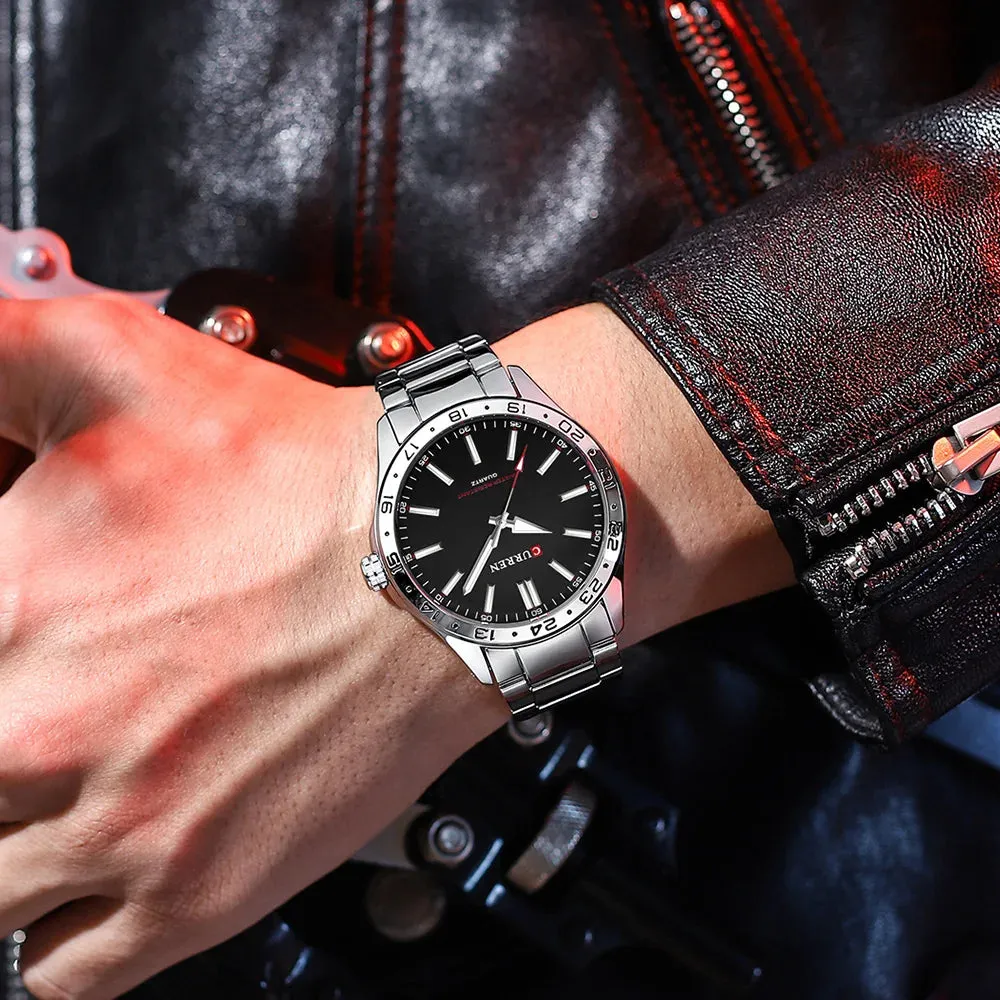Men Ultra Thin Watches - Simple Men Business Stainless Steel watch