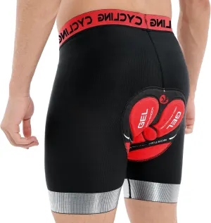 Men's 5D Padded Underwear Bike Shorts Cycling Pants MTB Biking Shorts for Men with Liner