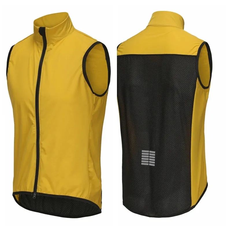 Men's bike jacket without sleeves