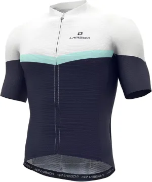 Men's Cycling Jersey Breathable Lightweight Short Sleeve Elastic Pro Road Bike Shirt Full Zip