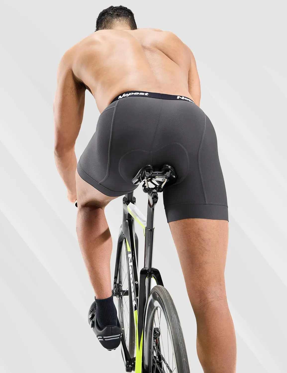Mens Cycling Underwear 4D Padded Bike Shorts MTB Liner Mountain Bicycle Tights for Riding