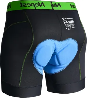 Mens Cycling Underwear 4D Padded Bike Shorts MTB Liner Mountain Bicycle Tights for Riding