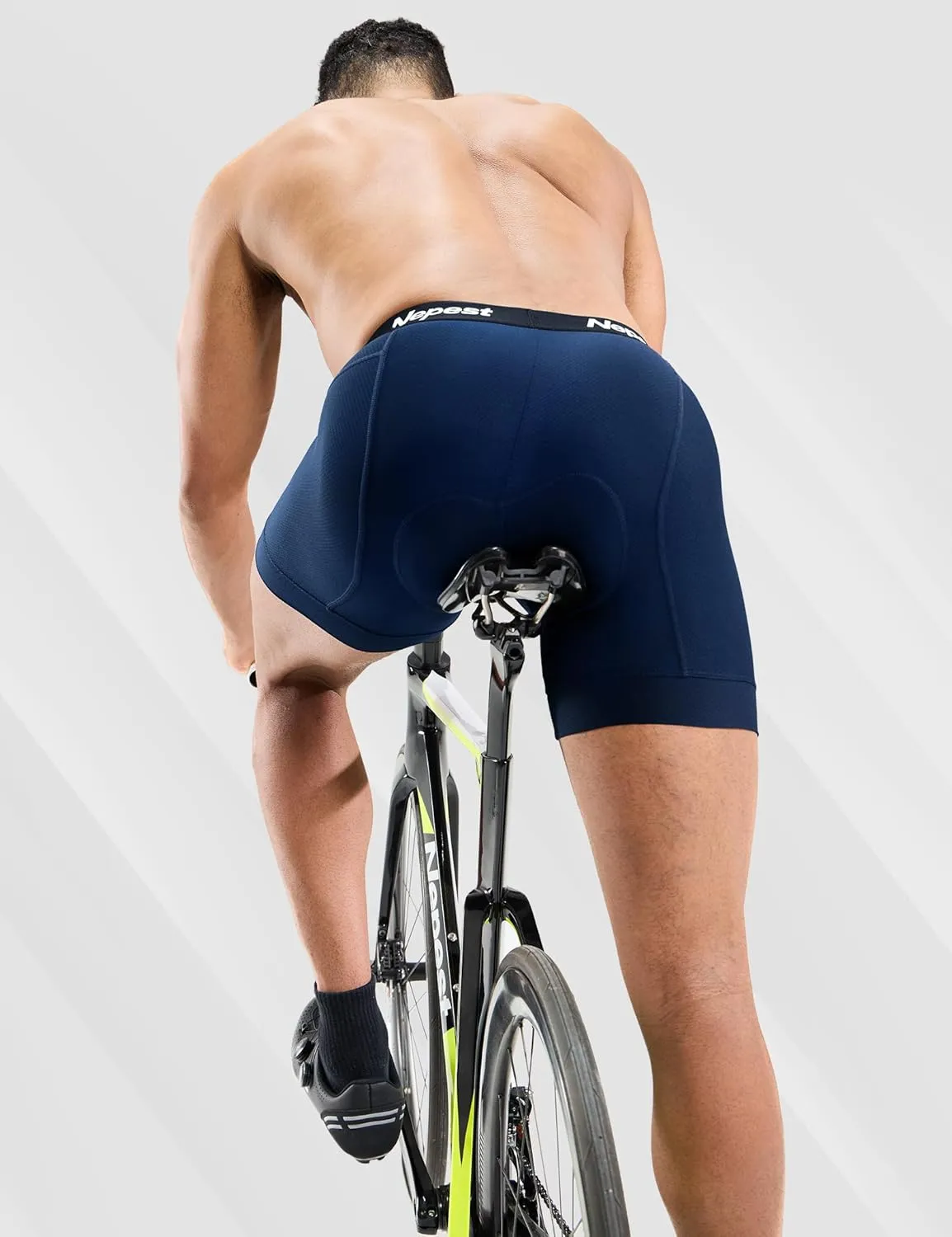 Mens Cycling Underwear 4D Padded Bike Shorts MTB Liner Mountain Bicycle Tights for Riding