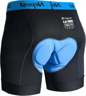 Mens Cycling Underwear 4D Padded Bike Shorts MTB Liner Mountain Bicycle Tights for Riding