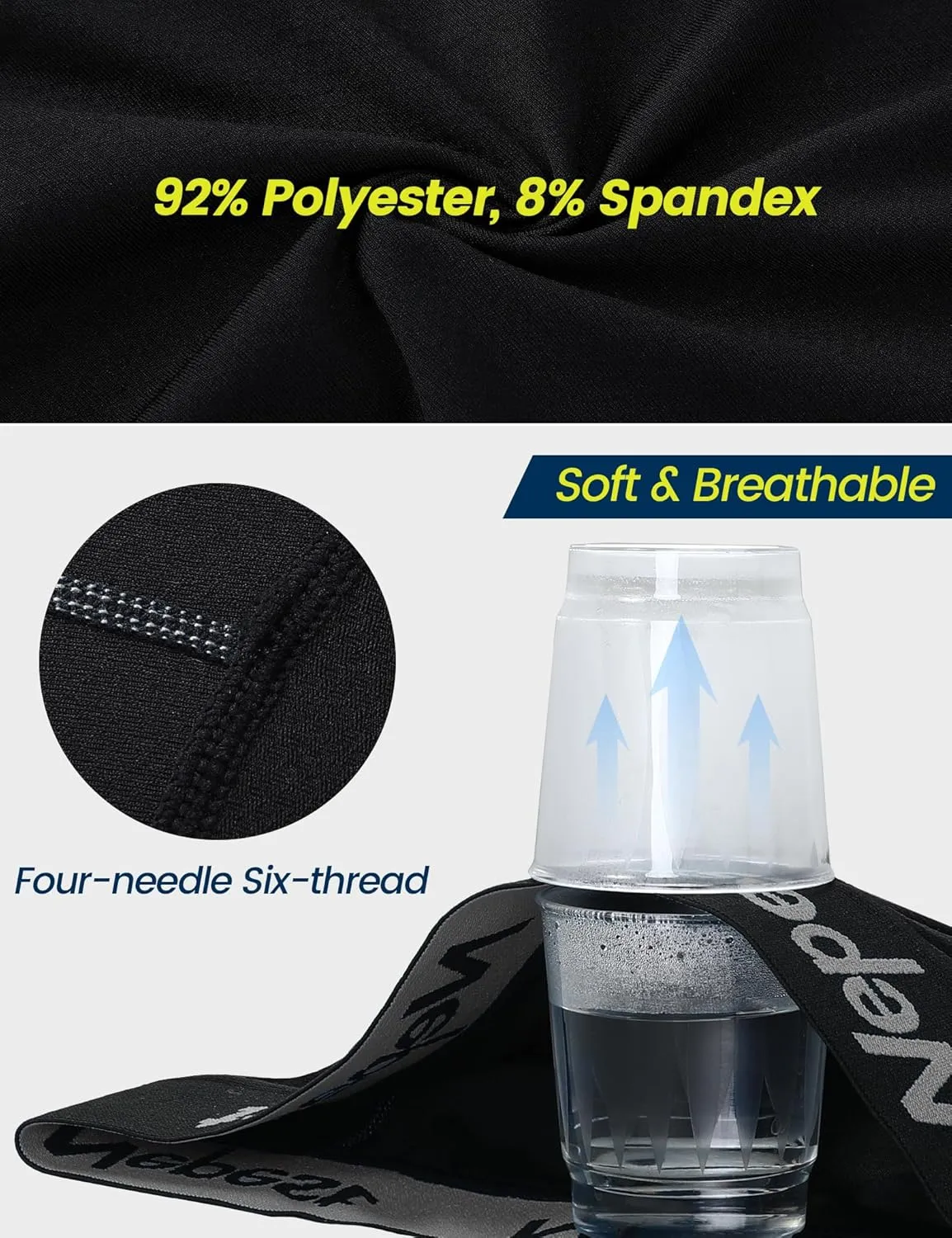 Mens Cycling Underwear 4D Padded Bike Shorts MTB Liner Mountain Bicycle Tights for Riding