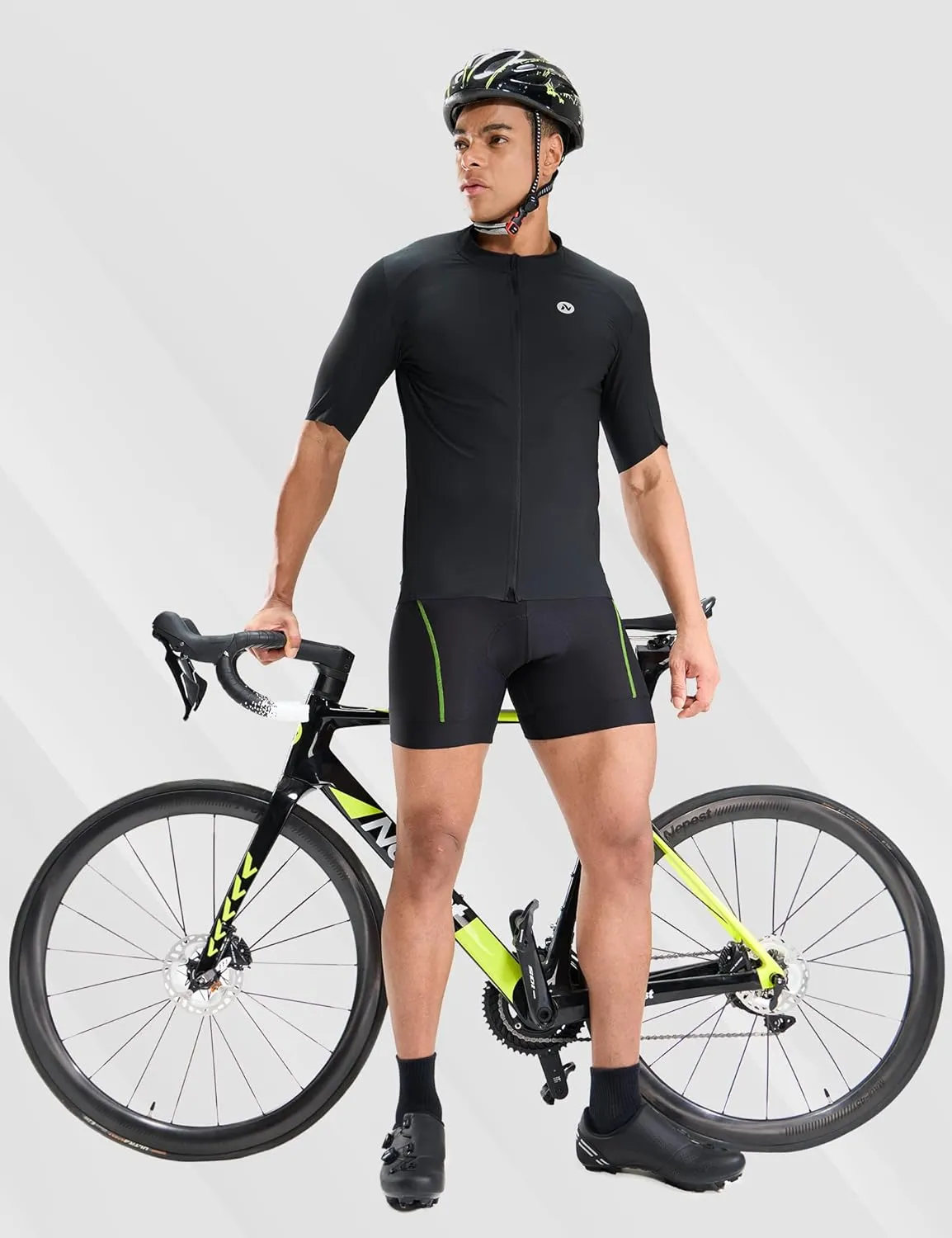 Mens Cycling Underwear 4D Padded Bike Shorts MTB Liner Mountain Bicycle Tights for Riding
