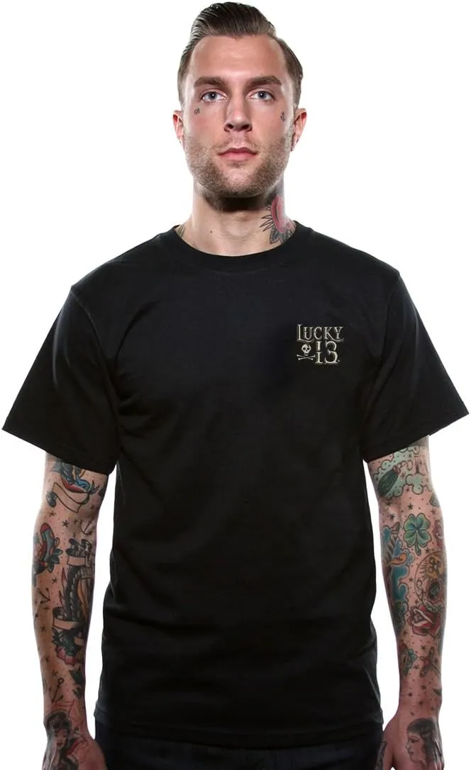 Men's Dead Skull T-Shirt XL Black