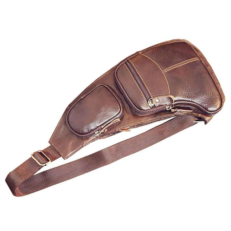 Men’s Genuine Cowhide Crossbody Bags