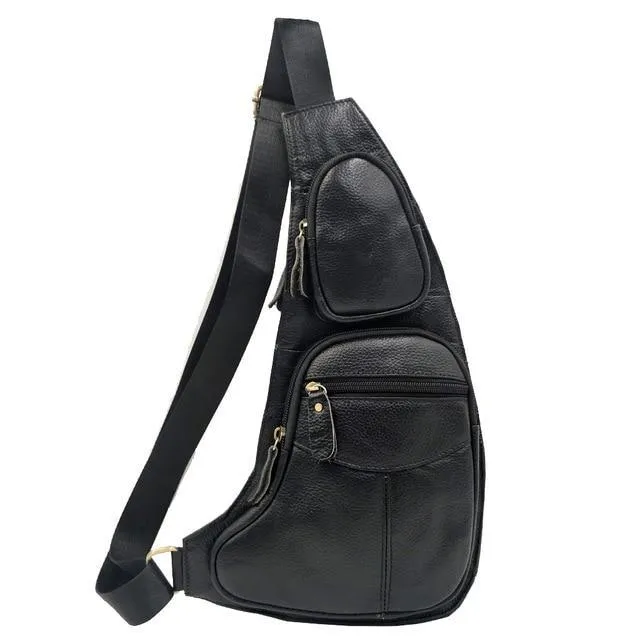 Men’s Genuine Cowhide Crossbody Bags