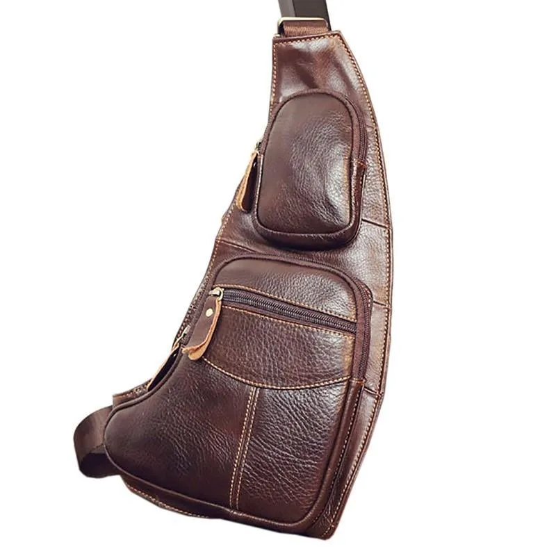 Men’s Genuine Cowhide Crossbody Bags