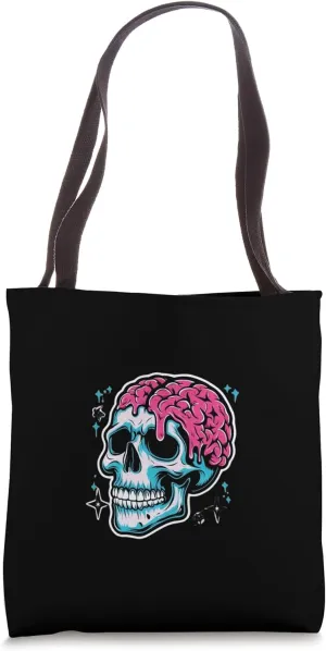 Men’s Graphic Brain Invader Geeks Tote Bag