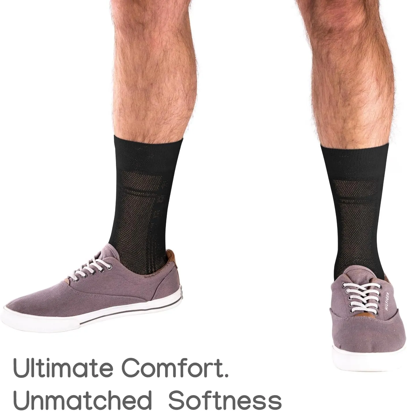 Men's Socks, Ultra Thin Breathable Cotton Mens Dress Socks (5 pack), Super Soft and Lightweight Socks for Men