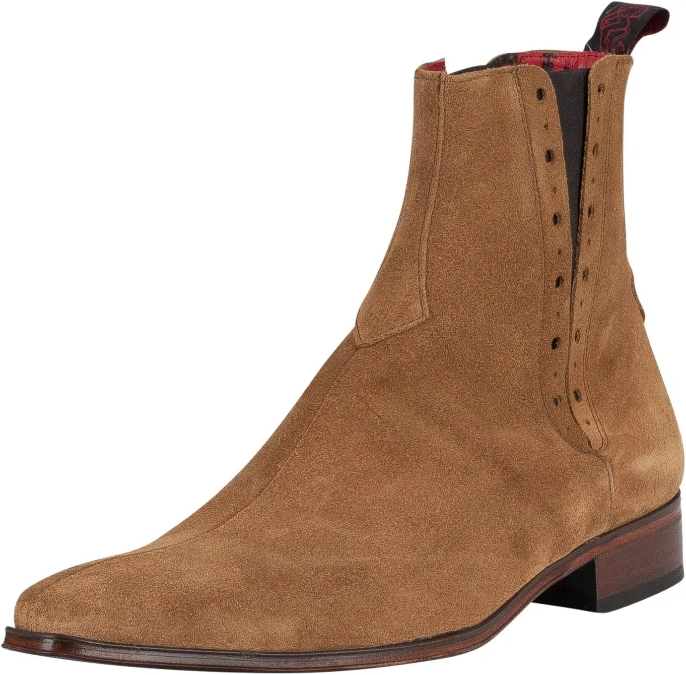 Men's Suede Chelsea Boots, Havana