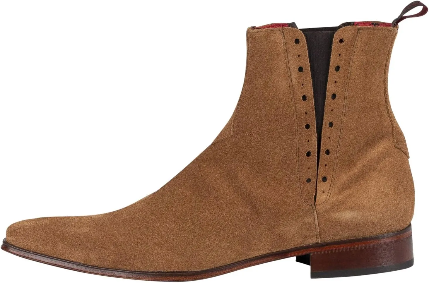 Men's Suede Chelsea Boots, Havana