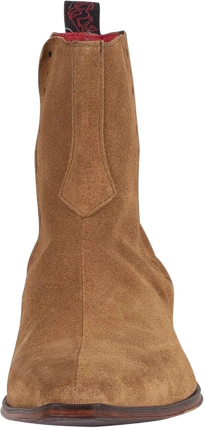 Men's Suede Chelsea Boots, Havana