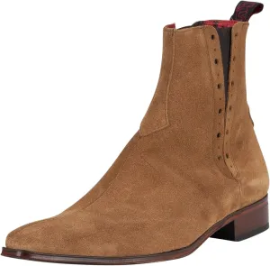 Men's Suede Chelsea Boots, Havana