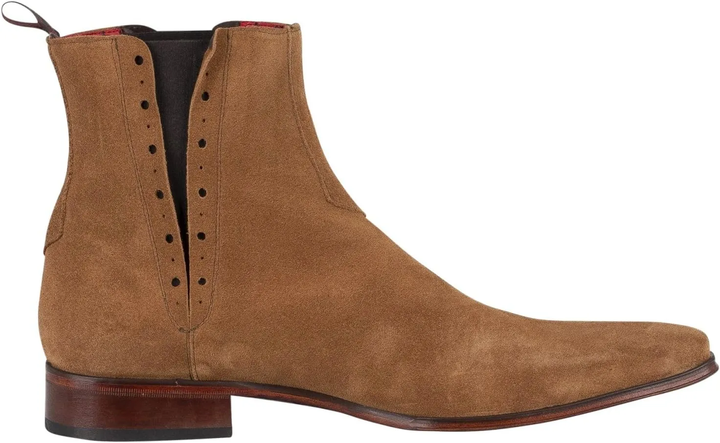 Men's Suede Chelsea Boots, Havana