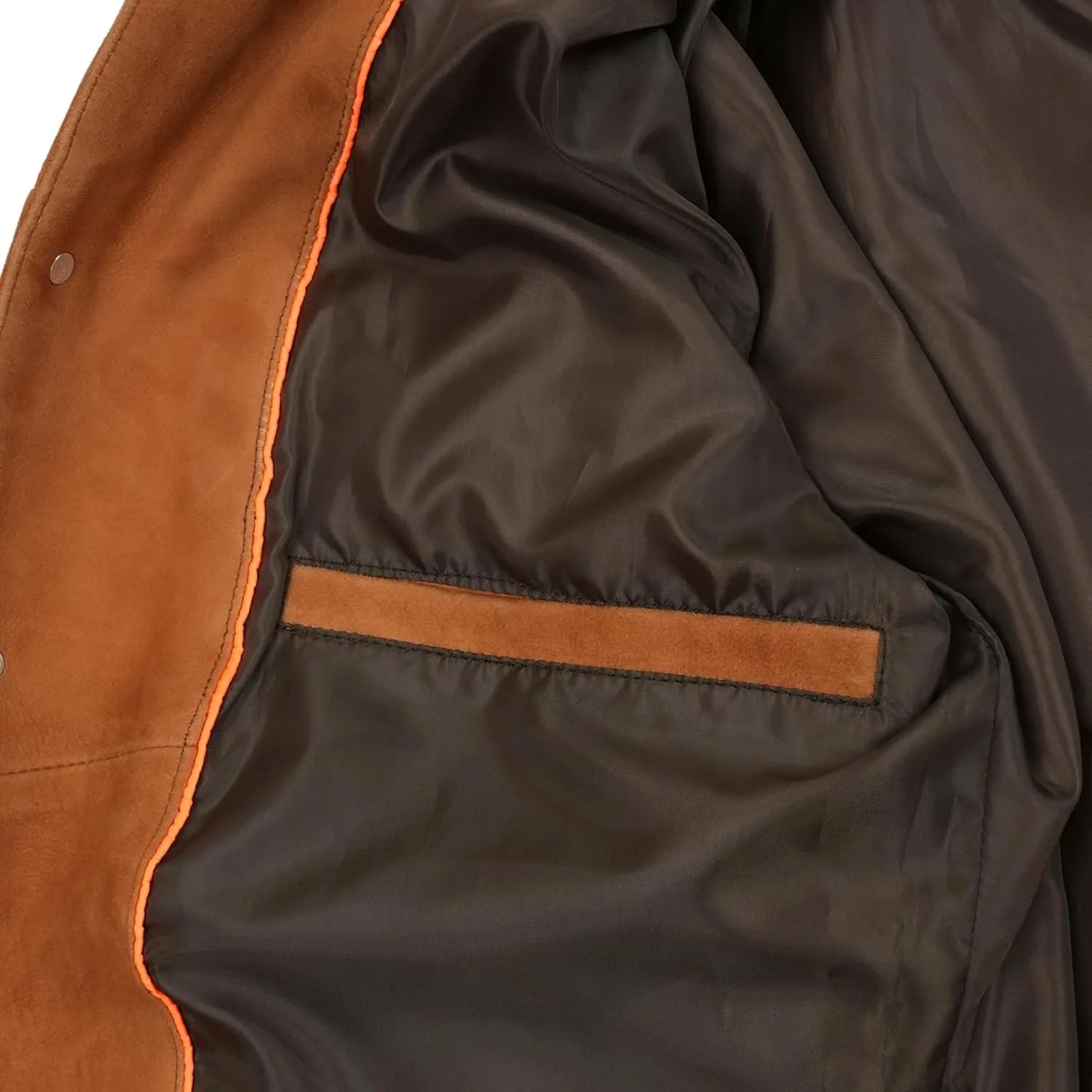 Men's Suede Leather Jacket | Genuine Suede Leather Trucker Jacket Shirt Collar Slim Fit Denim Style