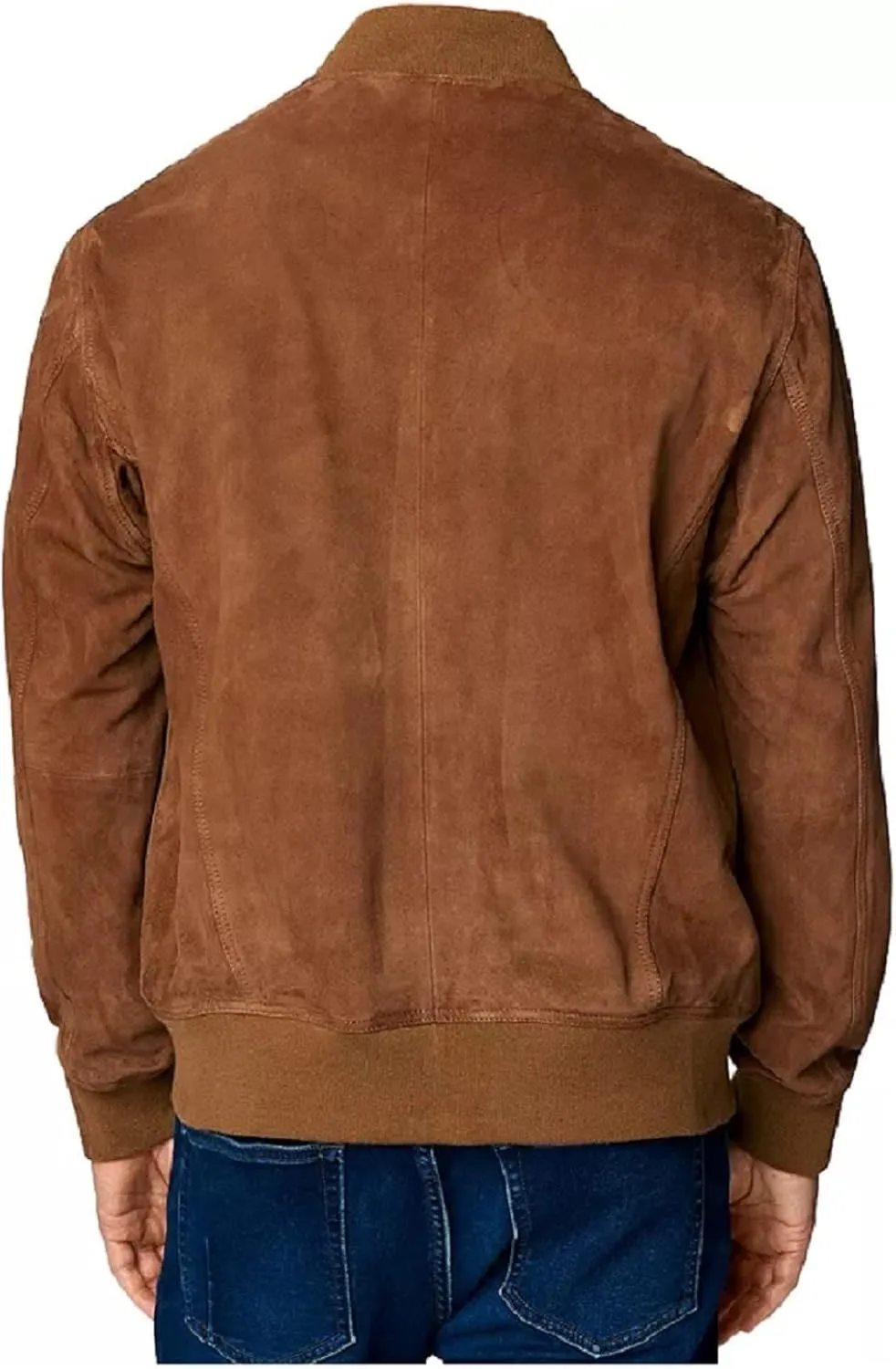 Men's Suede Leather Jacket | Men's Fashion Stylish Suede Leather Jacket