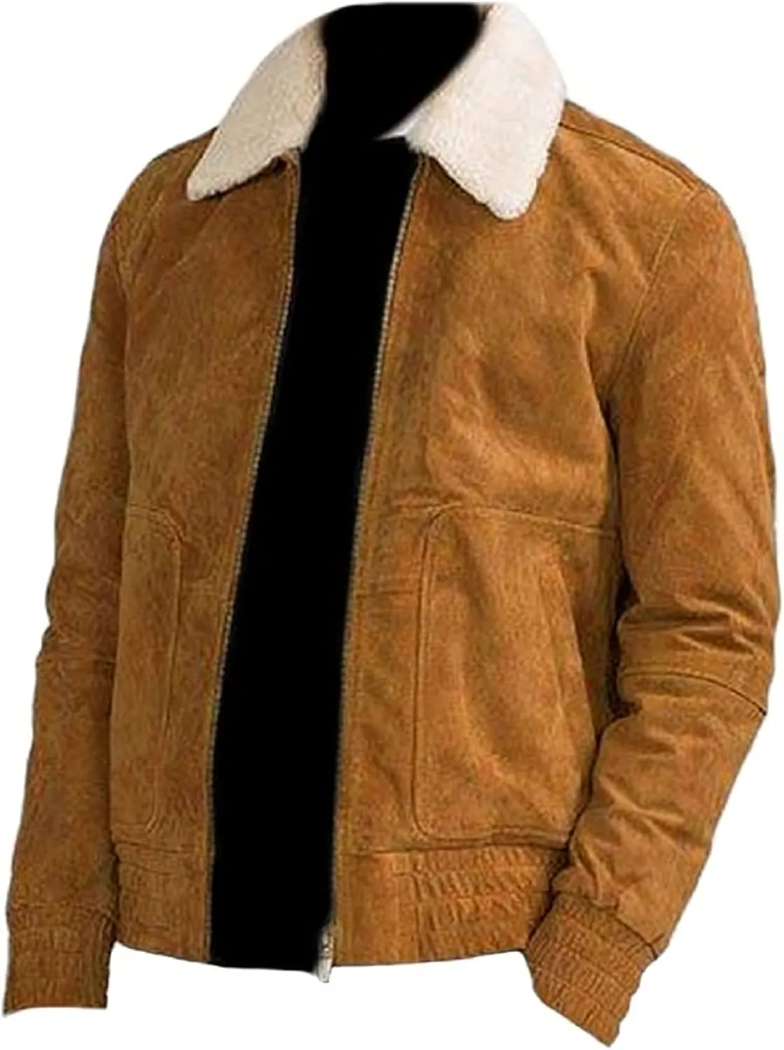 Men's Suede Leather Jacket | Men's Fashion Stylish Suede Leather Jacket