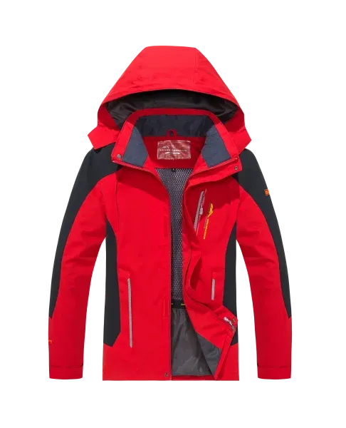 Men's Waterproof Hiking Jacket for Windproof Outdoor Camping Activities