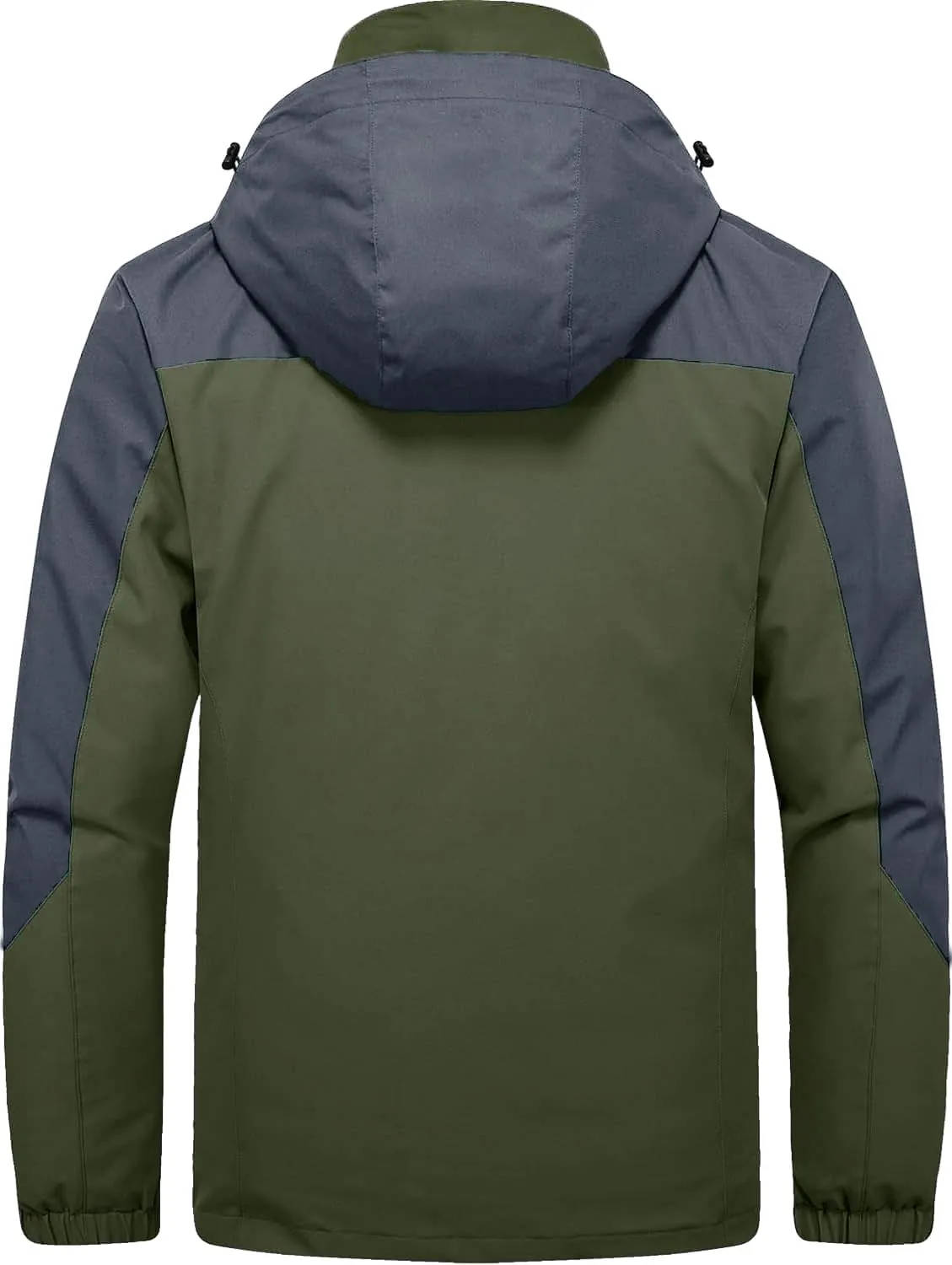 Mens Winter Skiing Jacket 3 in 1 Waterproof Warm Snow Fleece Lining Coat Hooded Windproof Jacket S-6XL
