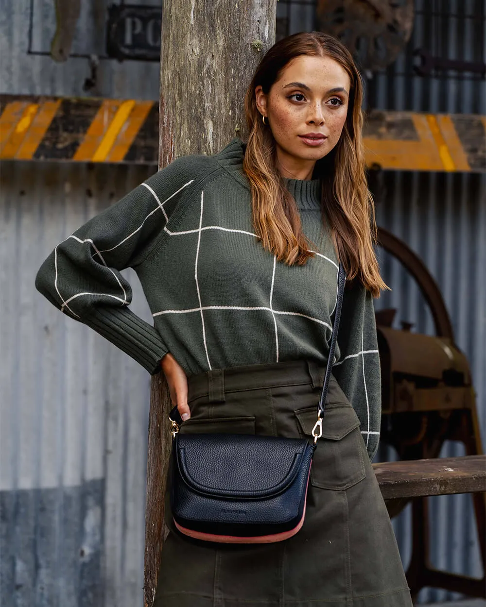 Mercer Crossbody- Black