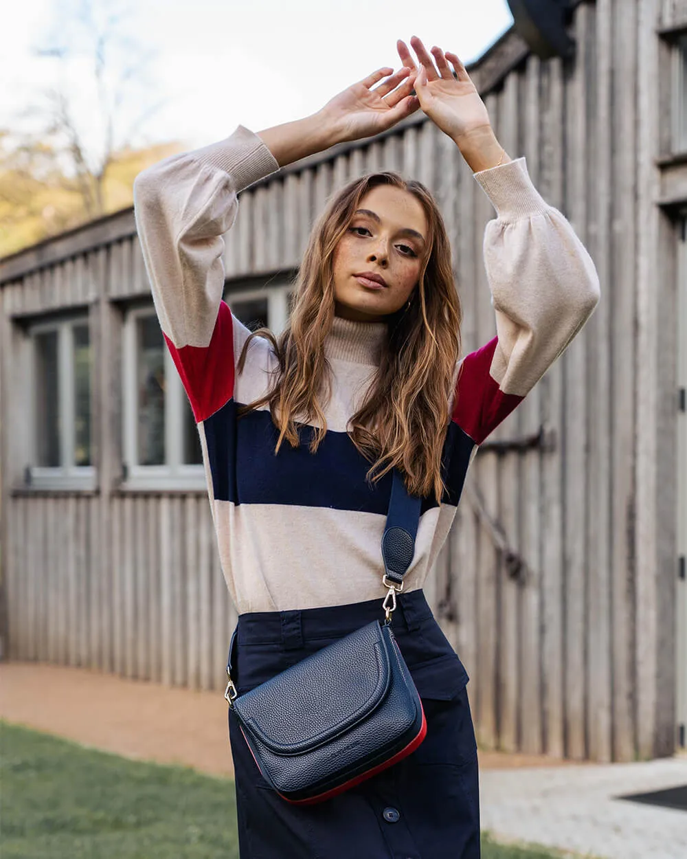 Mercer Crossbody- French Navy