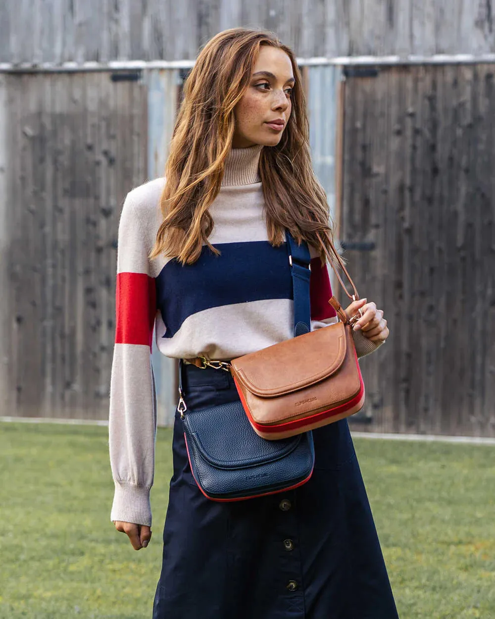 Mercer Crossbody- French Navy