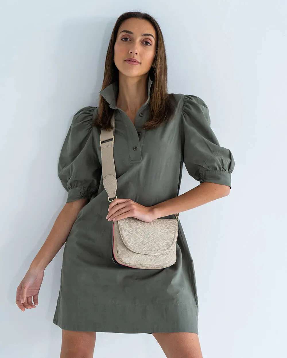 Mercer Crossbody- Oyster